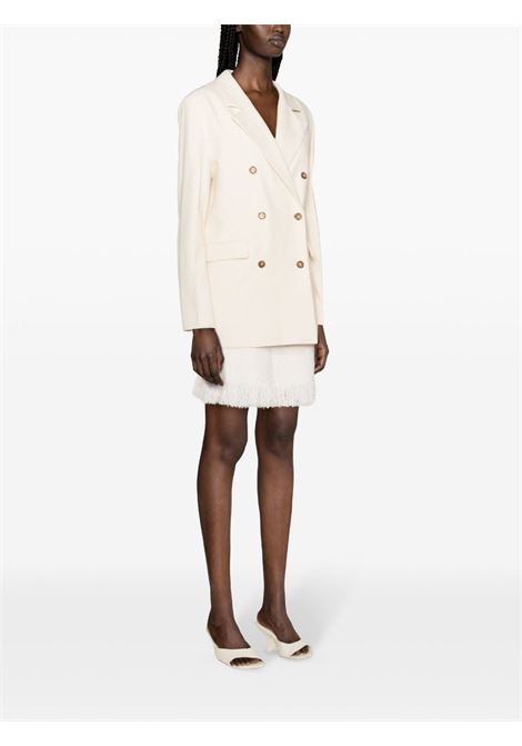 Ivory double-breasted blazer - women LOULOU STUDIO | GORAKIVRY